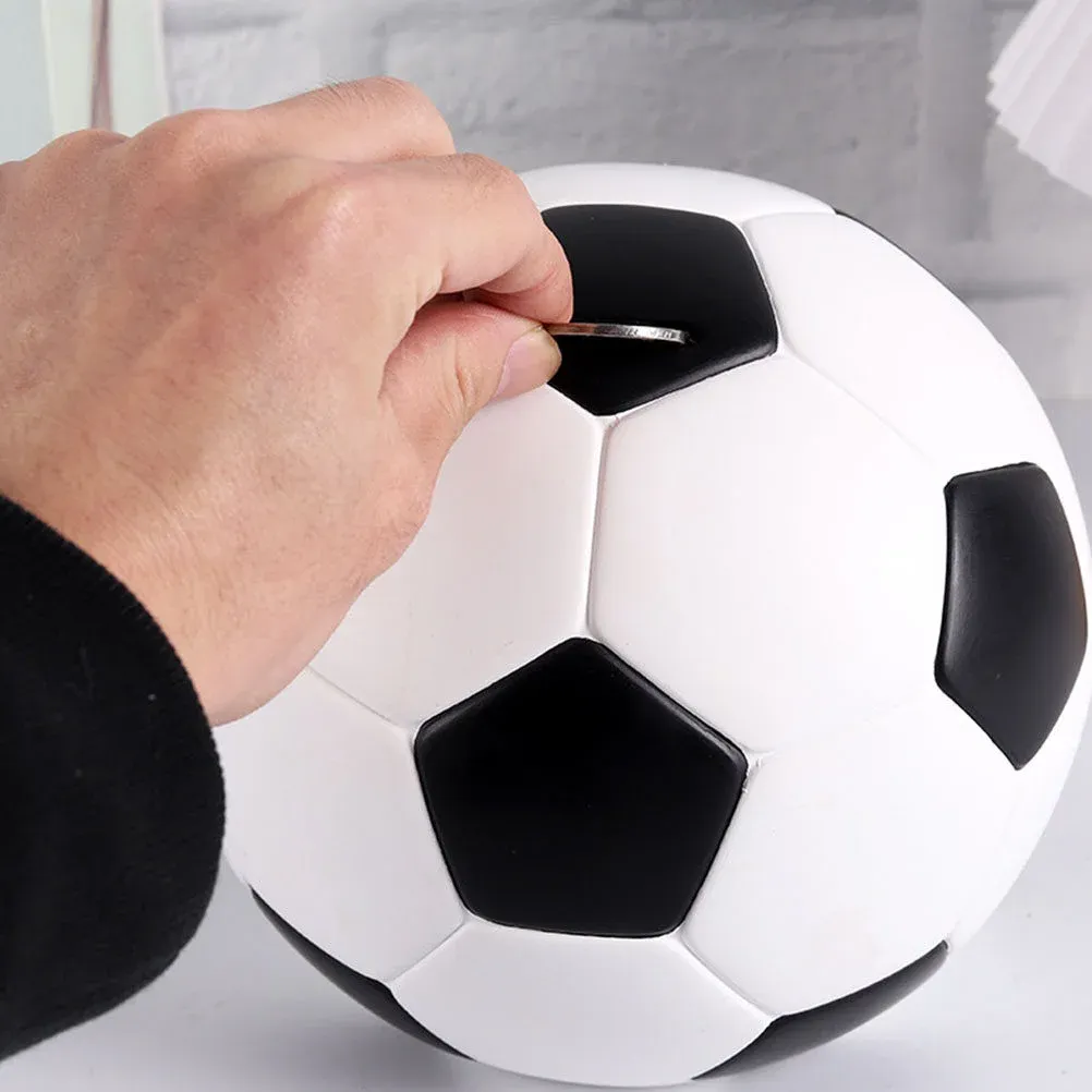 Boxes Football Piggy Bank Saving Coin Basketball Decor Boys Money Desk Decoration Adult Office Kids