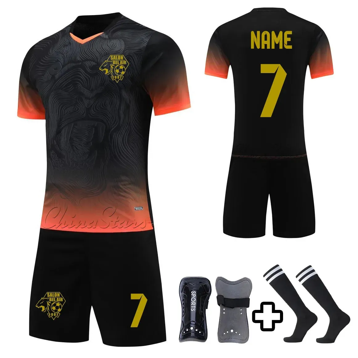 Adulto crianças conjuntos de camisas de futebol dos homens meninos kit de futebol esporte roupas survetement uniformes de futebol feminino treino de futebol 240314