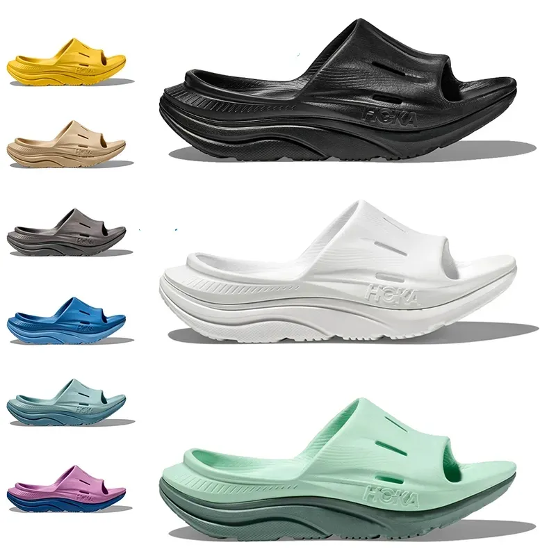 HO KA One Ora Recovery Slide 3 OG Blue Shoes Mens Women Sandals Designer Slippers Yellow White Black Beige Green Beach