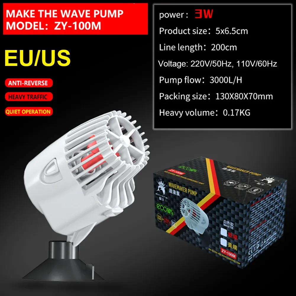 Akcesoria WaveMaker Wave Maker Water Pump do akwarium akwarium zanurzalna pompa aerobowa pompa krążenia przepływ pompa surfująca