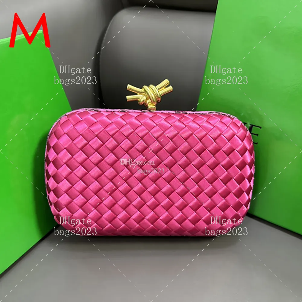 Dinner -Tasche Designer -Tasche 20 cm Mode Clutch Bag 10A Mirror Mass Lady Messing Knoten -Abendessen mit Schachtel LB150V