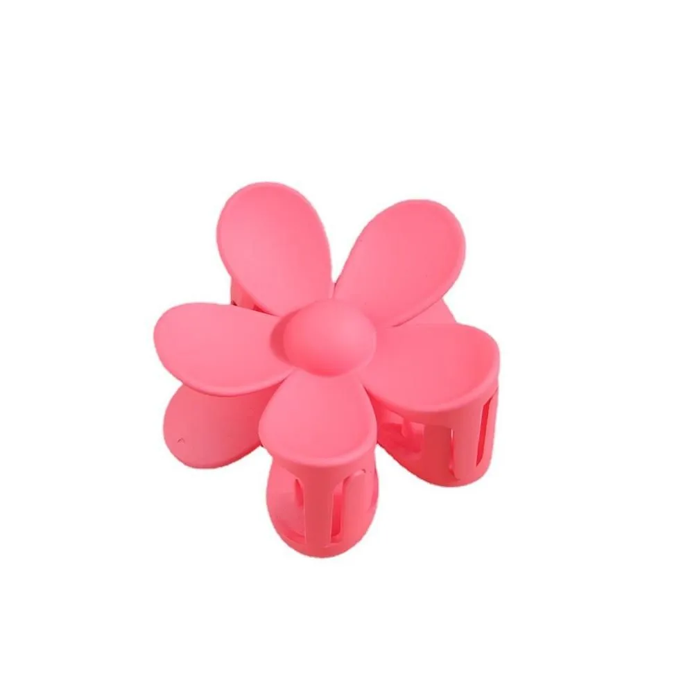 Morsetti dhmvp modellano donne accessori artigli di plastica clips grab ragazza fascino color fiore panorami Lady piccoli peli piccoli copricapite con costolette solide.