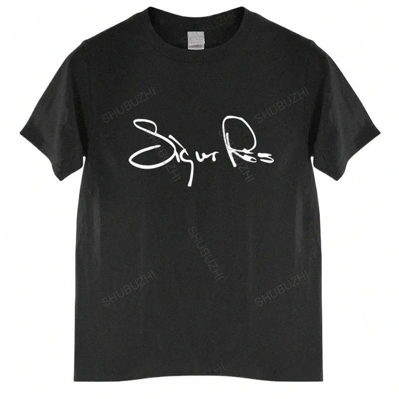 夏のTシャツメンブランドTeeshirt Sigur Ros Rock Band Logo TシャツBWサイズXS-3XL Harajuku Mens TシャツEuro Size Tops M2W0＃