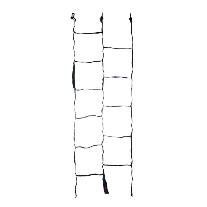 Stegar bärbara för speluppsättning mjukt stege träd tält upphängt tält rep stege webbing band flykt träning räddning klättra g5ab