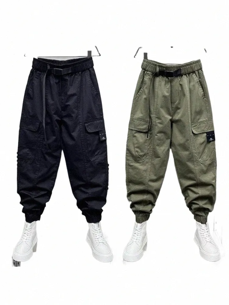 Pantaloni cargo casual coreani da uomo Harem Uomo New Baggy Streetwear Pantaloni sportivi di marca di alta qualità firmati Pantaloni Fi Abbigliamento R0vh #