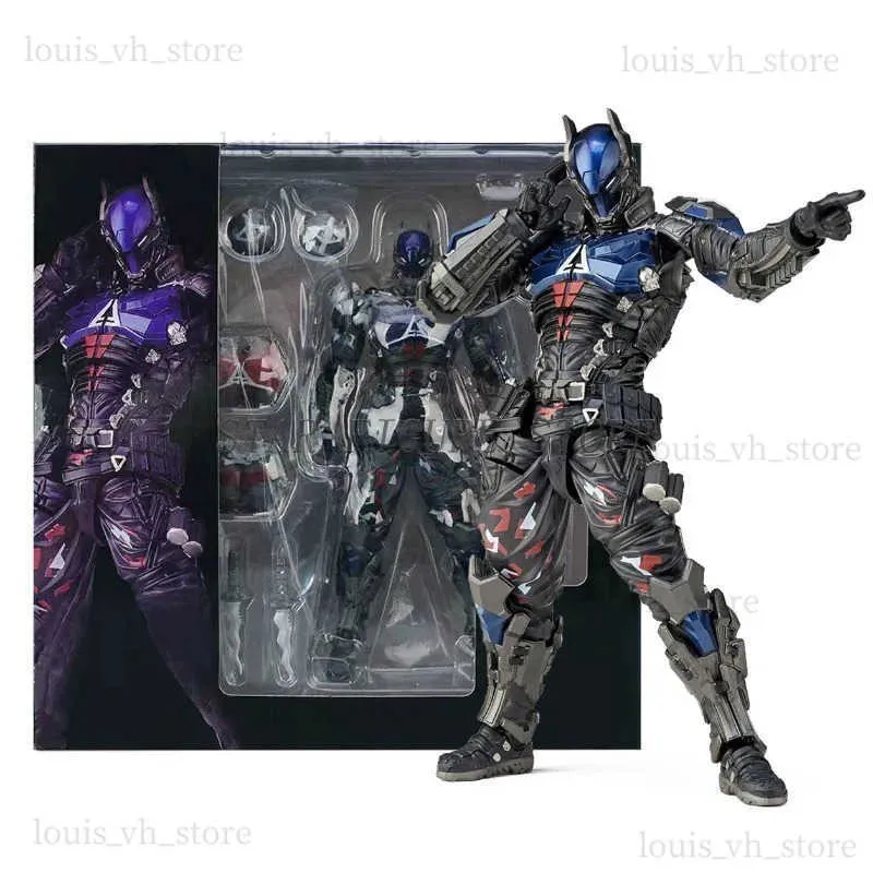 Action Toy Figures 17cm Amazing Yamaguchi Arkham Knight Action Figure PVC 024 # Ornements de poupée à collection Movable Bruce Wayne Figurine Model Toys T240325