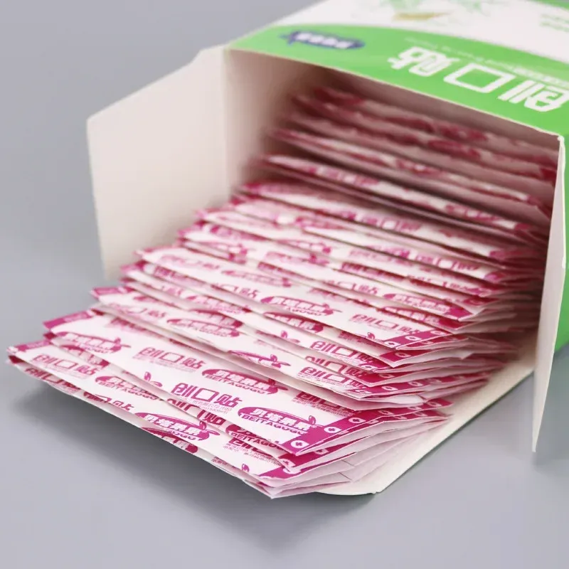 100 stks/pak Ehbo-kit Transparante Wond Pleister Medische Anti-Bacteriën Band Bandages Sticker Home Reizen