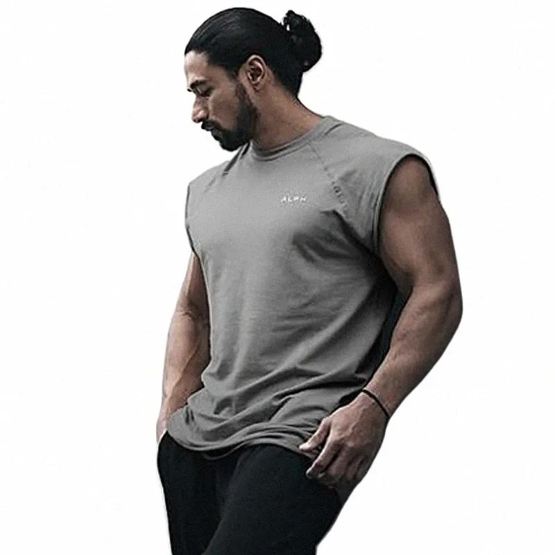 Ropa de Gimnasio de Marca Para Hombre ، Sin Mangas de Fitn ، Sin Mangas Culturismo ، Camiseta Intrenamiento Para Co 84br#