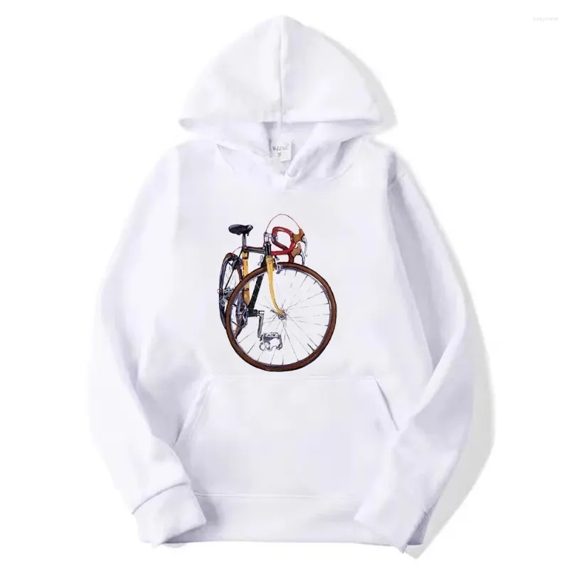 Sweat à capuche pour hommes, mode printemps et automne, sweat-shirt décontracté, édition régulière, Style Hip Hop, haut à capuche, imprimé vélo 2d