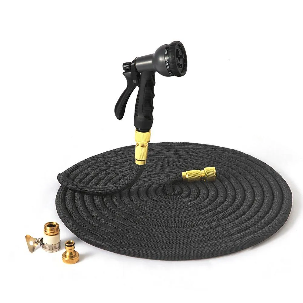 Watering Equipments Garden Hose Pipe Expandable Flexible Extensible Water Magic For Car Wash Stretch 230721 Drop Delivery Dhzhp