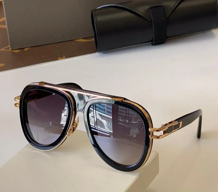 LTX EVM Top Okulary Osowań Osowań Wysokiej jakości luksusowe okulary marki Design Design Design okrągły heavy metal dla męskich i damskich okularów z pudełkiem1473087