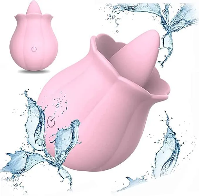 Sex Toy Rose Vibrator Realistic Tongue Flower... From 26,44  | DHgate