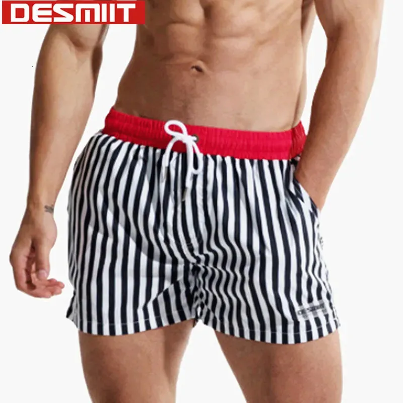 Desmiit Bademode Herren Badeshorts Strand Sommer Badehose Für Männer Boardshorts Bermuda Surf Badeanzug Hosen Board Zwembroek 240311