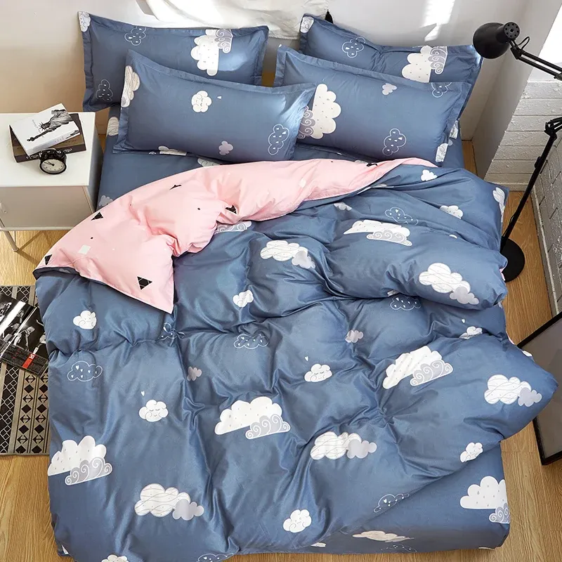 Feeding Justchic 1pc Duvet Cover (without Bedsheet and Pillowcase) Spring Summer Kids Adult Cartoon Printing Skinfriendly Quilt Cover