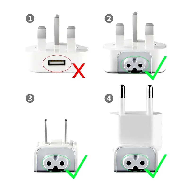 Universal UE / US / AU / UK AC Adapter dla Apple MacBook Pro Air Charger USB