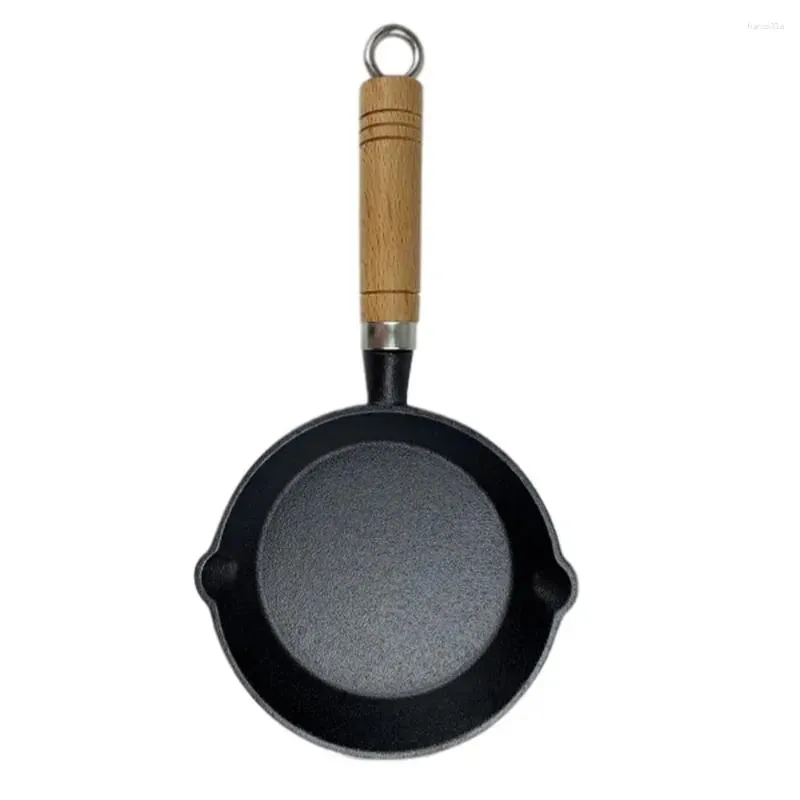 Pentole Pentola per olio Utensile da cucina Casa Mini Utensili da cucina Ferro per uso domestico Frittura Uovo Gadget Pancake Padella Pentole Consegna goccia Cucina da giardino Otmr8