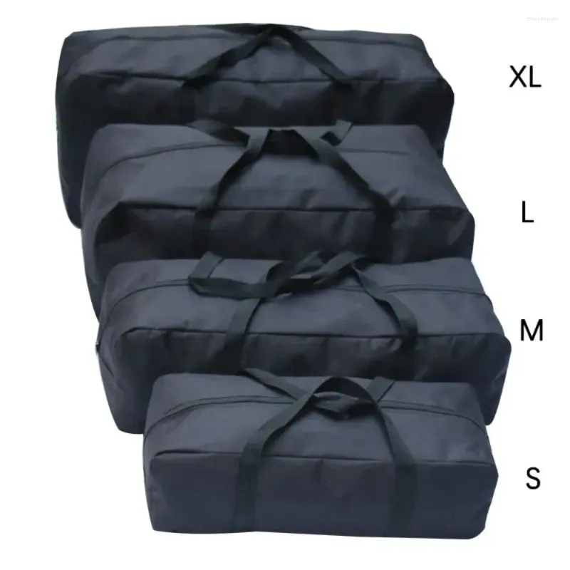 Sacs de rangement Sac à bagages étanche Portable Oxford Tissu Non-tissé Outils d'emballage Cube Pique-nique Sac à main Voyage