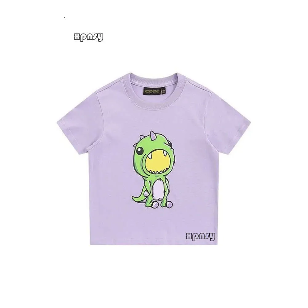 Рубашка для мальчиков одежда детская футболка для малышей хлопковые девочки дизайнер Drew футболка для футболки с коротким рукавами.