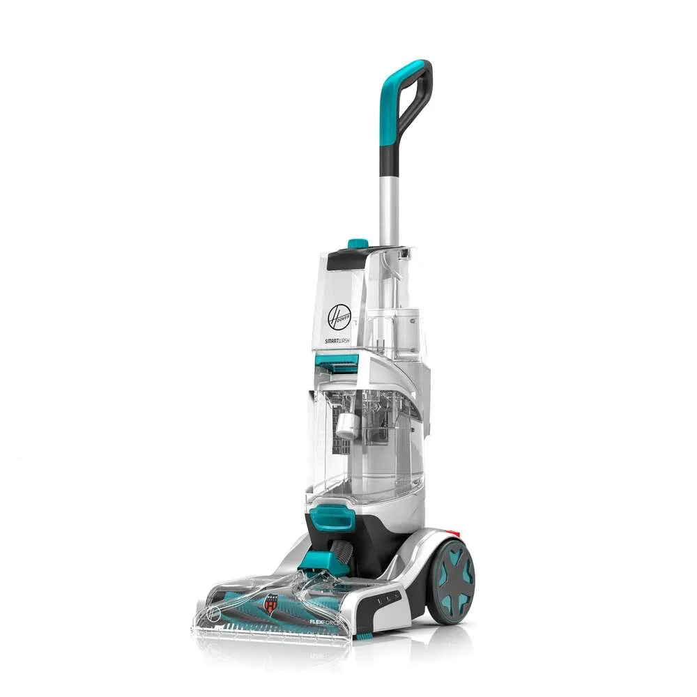 Hoover Smartwash+ Hine nettoyant automatique pour tissus d'ameublement, shampoing de nettoyage en profondeur, désodorisant pour tapis et détachant pour animaux de compagnie FH52000, turquoise