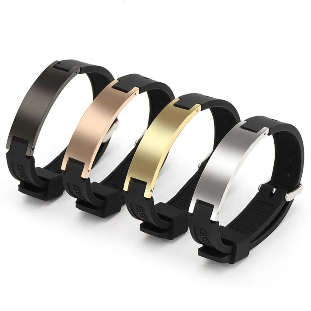 Potenti braccialetti Fashion Health Ioni negativi Silicone Energy Bracciale Balance Power Band