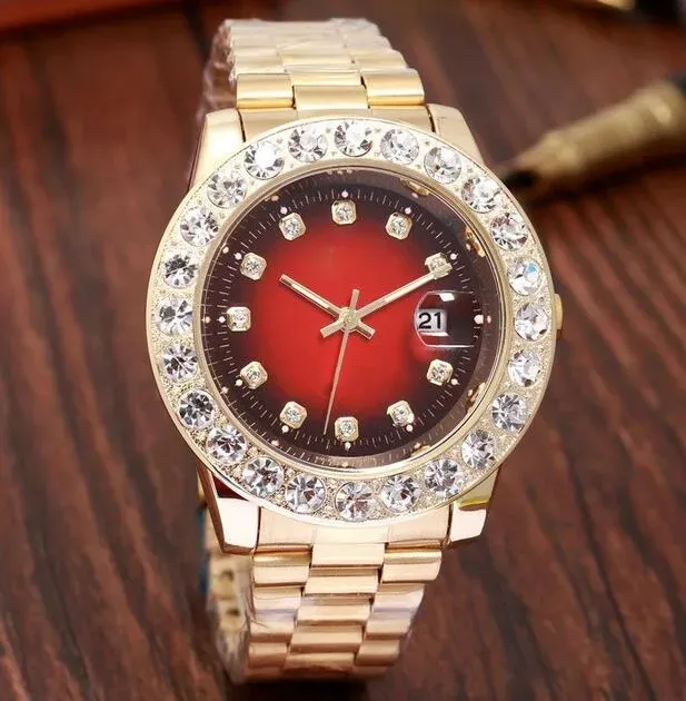 Diverse Styles Watches Big Dial Woman Diamond Watches Lady Top-level Quality Luxury Quartz Watch Girl Gold Wristwatch Day Date Clock a1 Gift Watches for Woman with Box