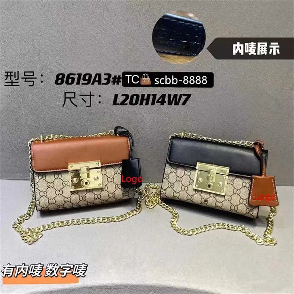 32% KORTING Designer tas 2024 Handtassen Family Moonlight Treasure Box Series Chain Metal Lock Head Klein Vierkant Enkele Schouder Crossbody Batch