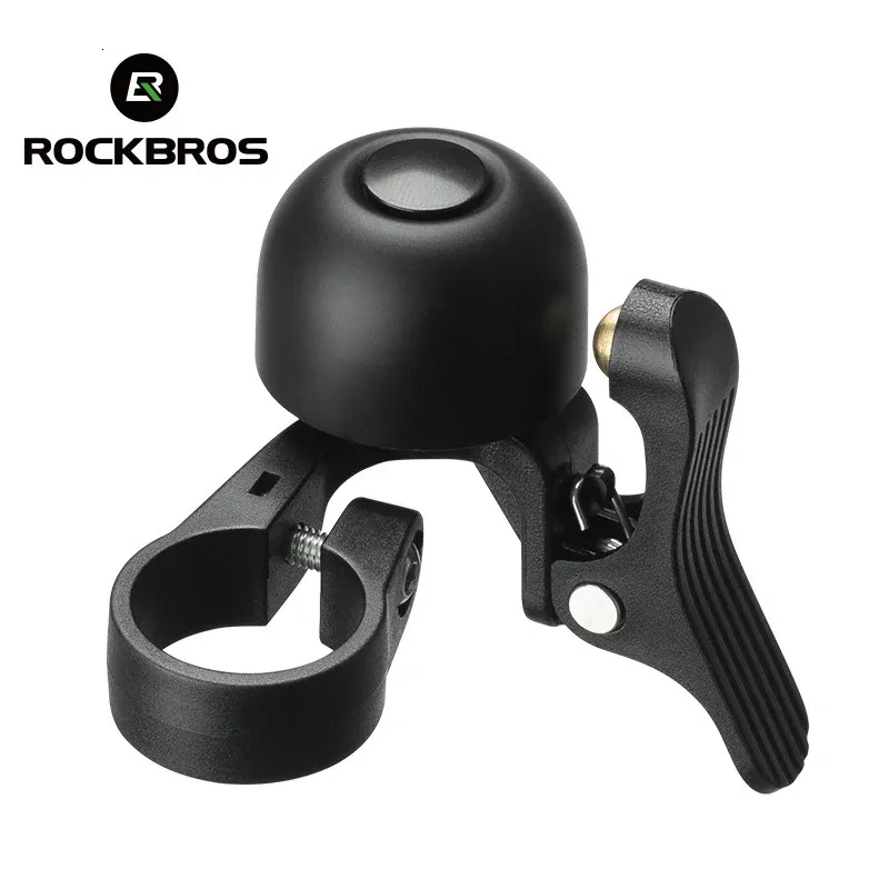 Rockbros bicicleta sino chifre guiador estrada ciclismo chamada anel de liga som nítido alarme aviso para segurança acessórios da bicicleta 240322