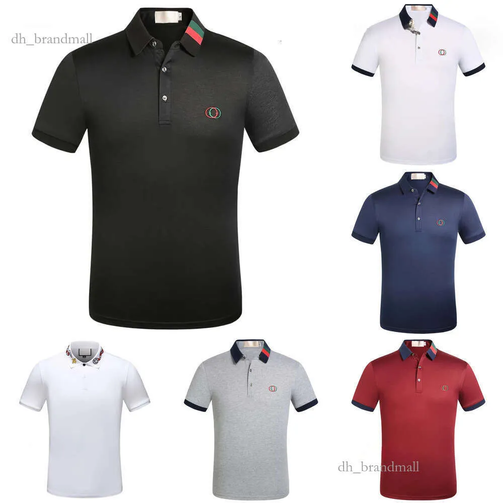 2024 Nouveaux polos pour hommes de haute qualité T-shirts classiques à manches courtes 2022 Coton d'été brodé T-shirt de luxe Nouveau polo de créateur High Street