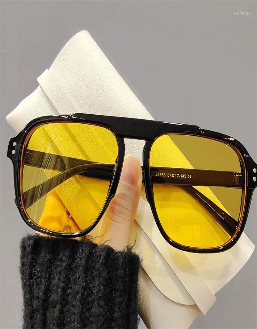 Solglasögon 2022 Overize Frame Fashion Women Män Kör Cycling Sport Sun Glasses Vintage Brand Design Shades Eyewear UV4007188119