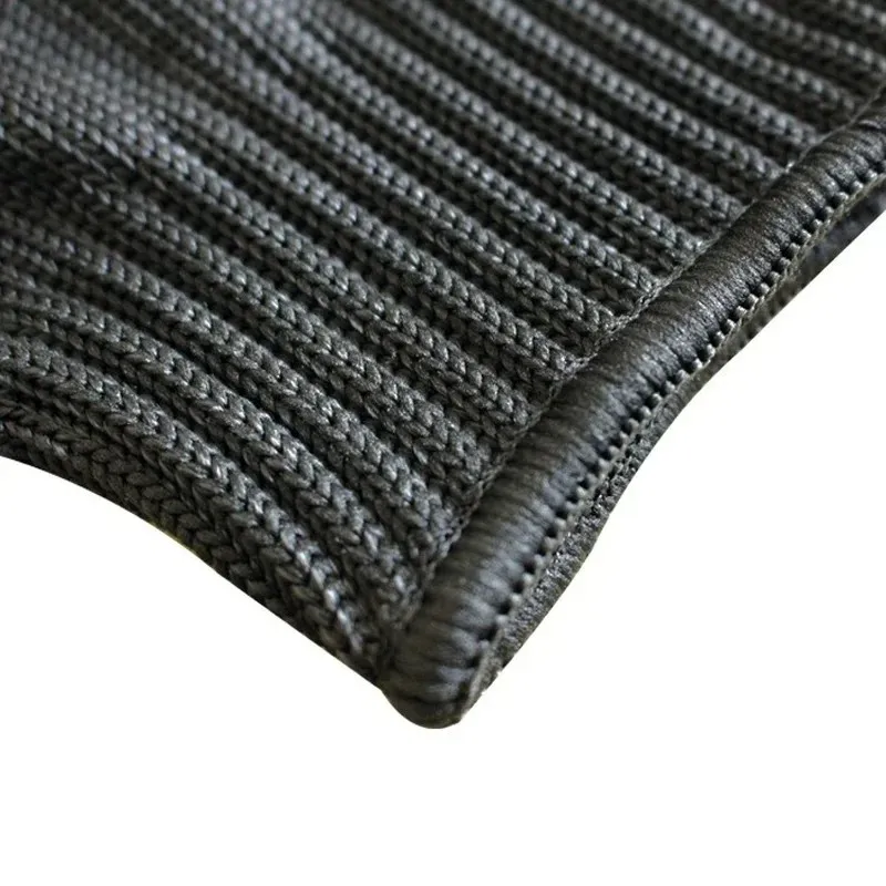 新しいカット耐性手袋5Aグレード1スチールワイヤーグローブ多目的労働保険手袋保護ブラック