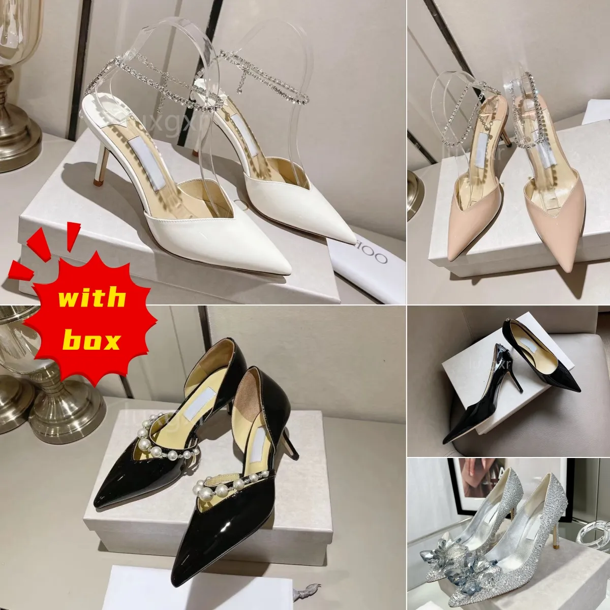 lady high heels shoe women designer heel chaussure black mule sliders woman luxury wedding dress shoes factory outlet sandal mujer classic ladies wedding with box