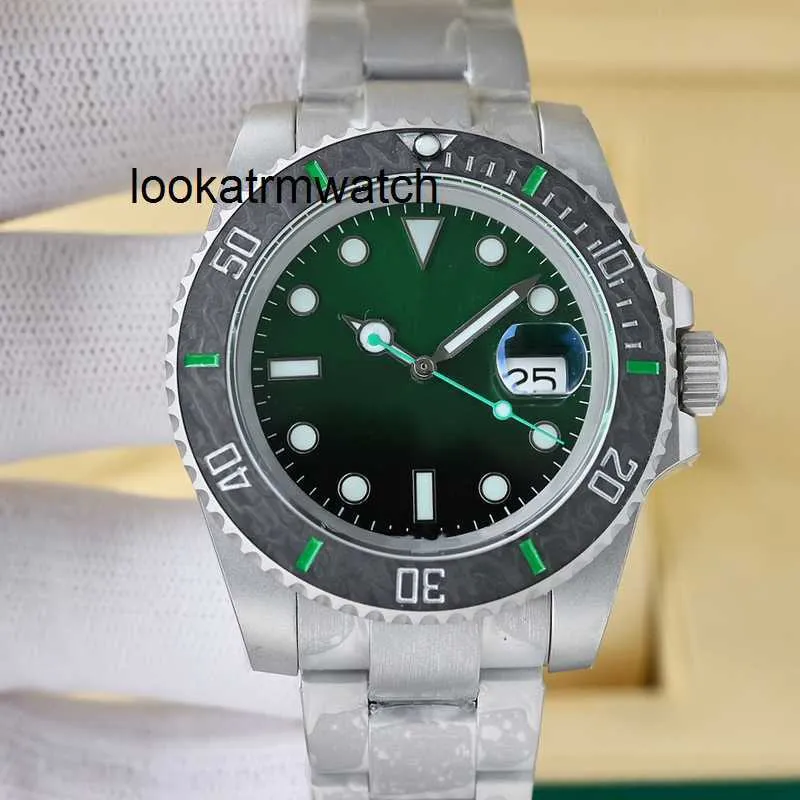 Automatisk klocka RLX Mens Watch Automatic Mechanical 3135 Movement 40mm Classic Business Sapphire Swimming Luminous 904 rostfritt stål vattentätt