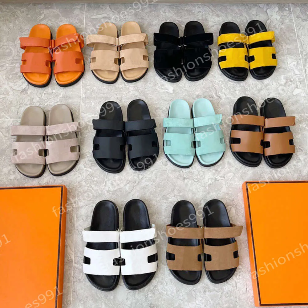 10A Retro Mirror Quality Designer Slippers Womens Slides Platform Sandals Men Summer Sliders Sandale Shoes Classic Brand Casual Woman Outside Slipper Beach Real