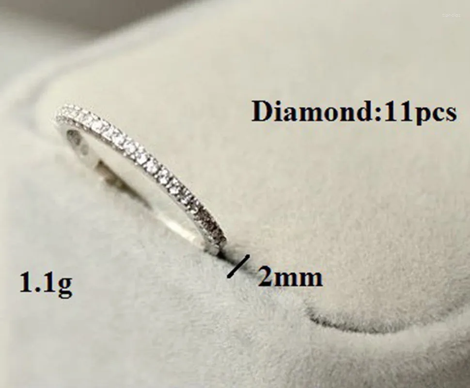 클러스터 링 2024 현대 패션 로우 다이아몬드 여성 링 트렌드 925 웨딩 쥬얼리 선물을위한 스털링 실버 약혼 디자인