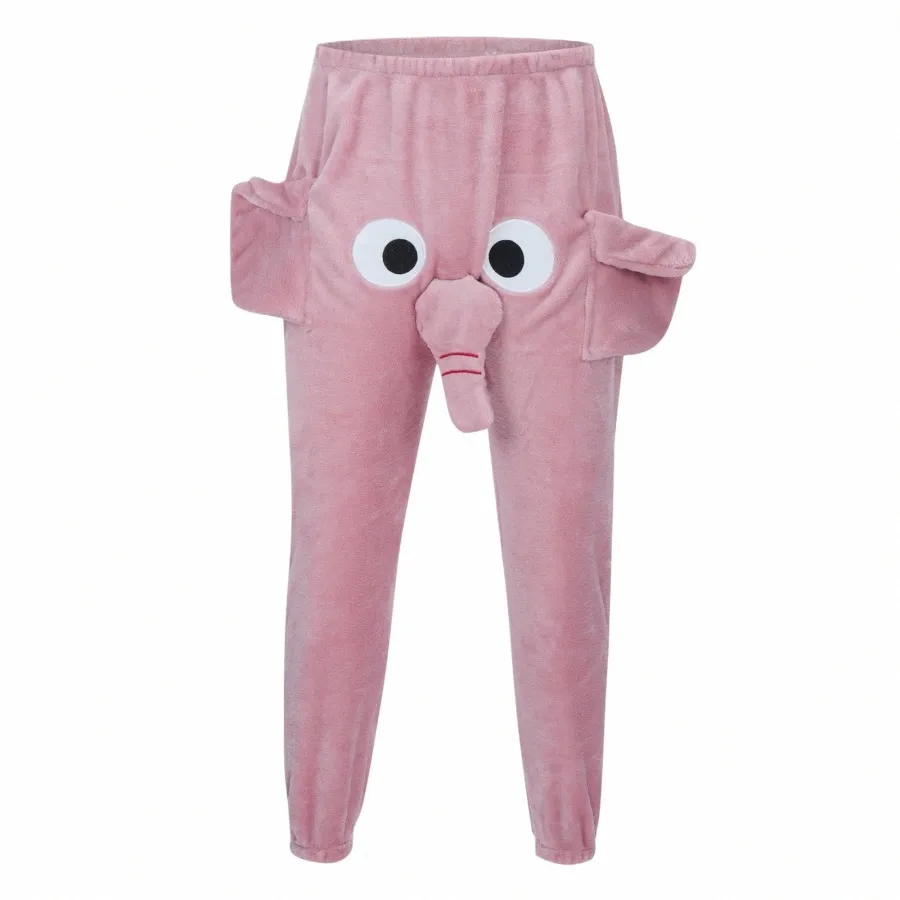 Pantalon pour hommes Funny Elephant Design Pattern Carto Lg Pantalon Cadeau pour hommes Jouer étrange Pyjama Pantalon Casual Pantalon ample r7Hc #