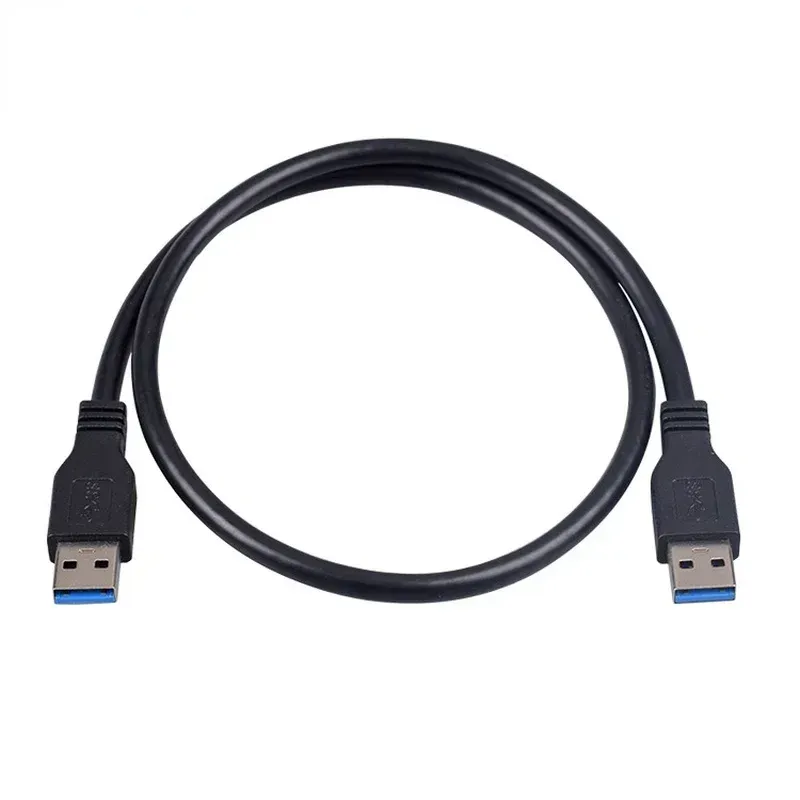 USB3.0-Datenkabel, Hochgeschwindigkeits-USB3.0-Stecker-zu-Stecker-Kabel A-A Dual-Head-Kabel für mobile Festplatten, 1 Meter, geeignet für Digitalkameras