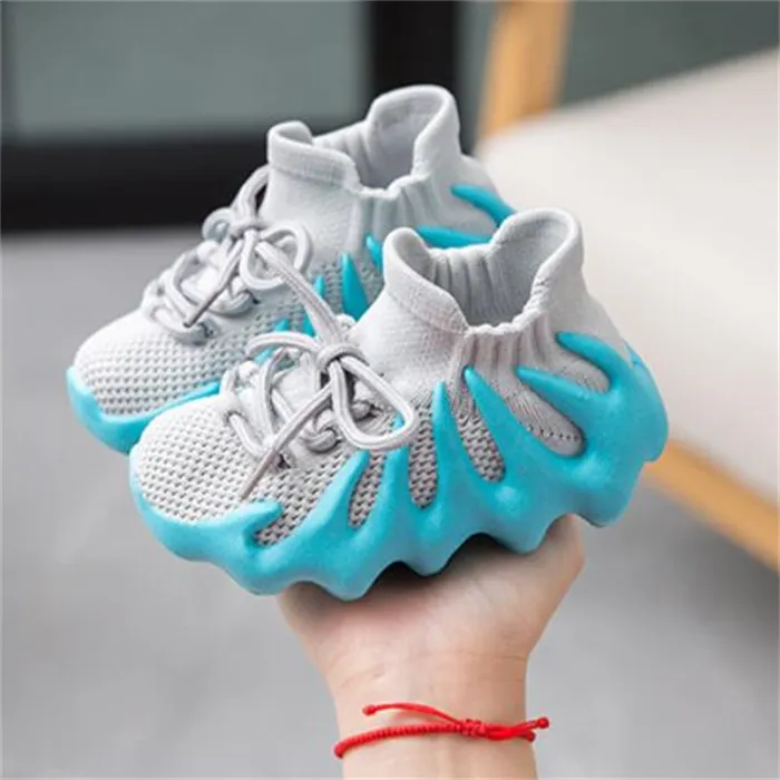 Neue Mode Kinderschuhe Jungen Mädchen Sneaker Kleinkind Little Big Kids Top -Quality -Trainer Designer Schuhe Stricken Socken Sport Schuh