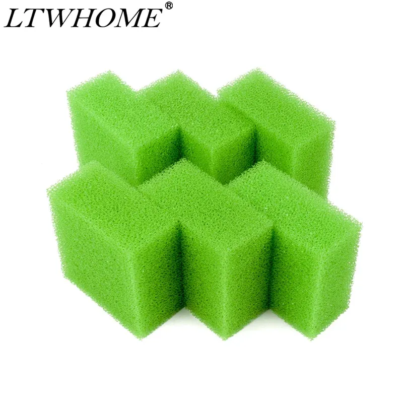 Accessories LTWHOME Compatible Medium Aquarium Foam Filter Pads Fit for Juwel Compact / Bioflow 3.0