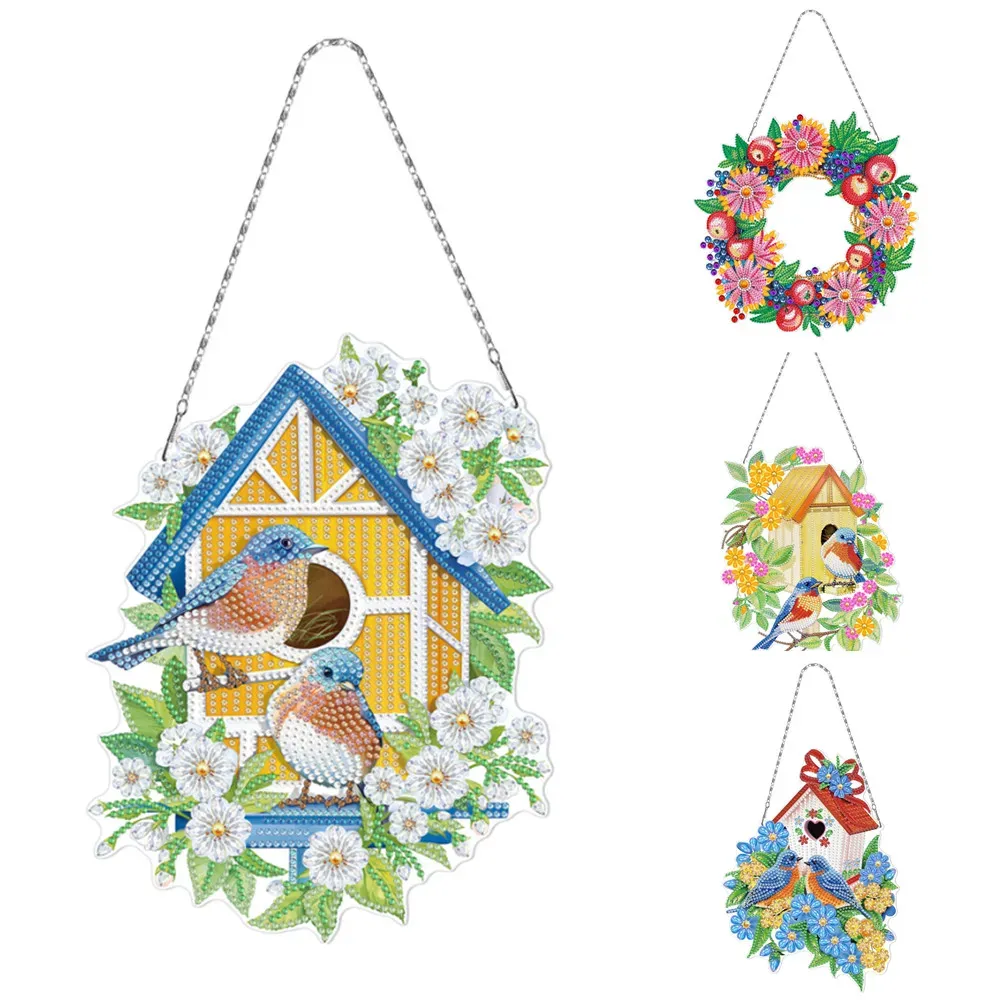 Stitch Doublesided drill diamond painting painting garland garden patio decoration family painting