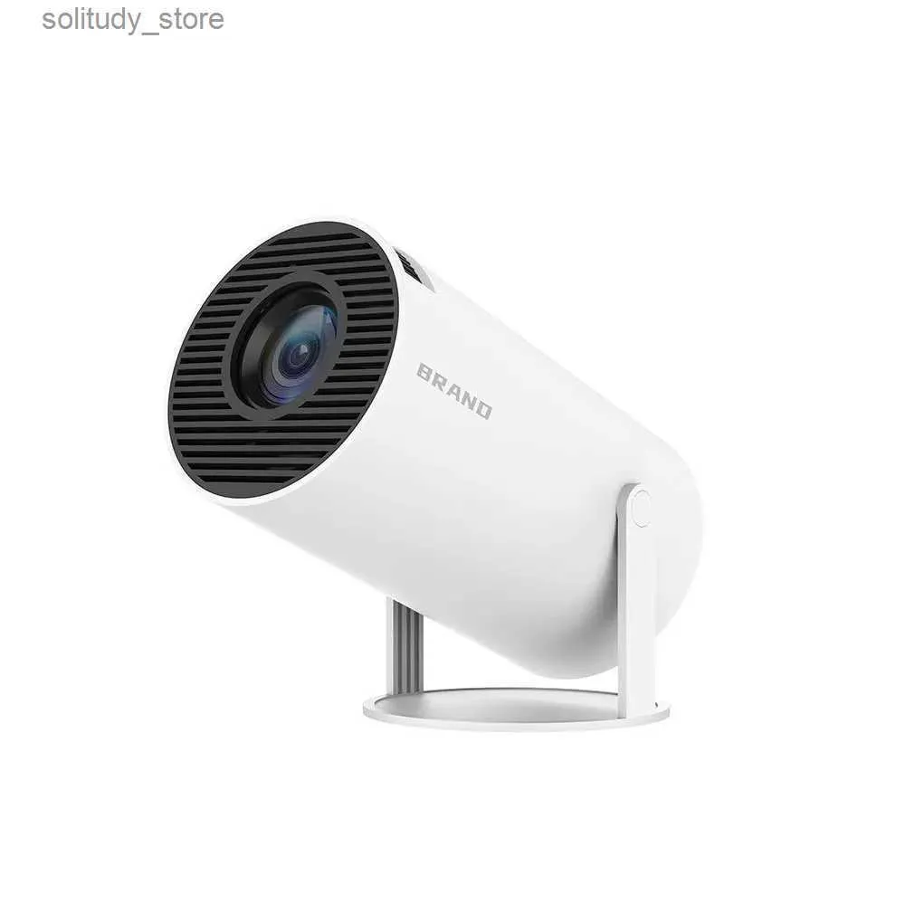 Inne akcesoria projektorowe Mini Projektor Poród domowy Portable 3D LED wideo Laser Beam 4K 1080p Inteligentne pudełko telewizji przez port wysokiej rozdzielczości Q240322