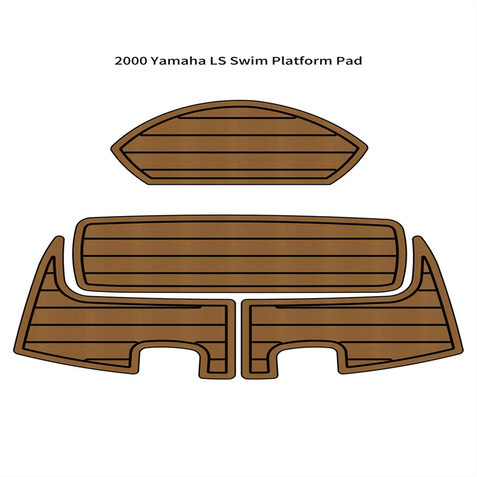 2000 Yamaha LS Piattaforma da bagno Pad Barca Schiuma EVA Finto Teak Deck Tappetino Pavimentazione Seadek MarineMat Gatorstep Style Autoadesivo