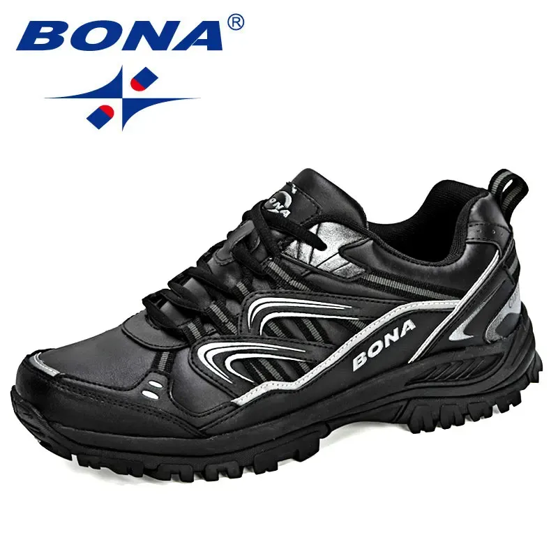 Boots Bona Nouveaux designers Chaussures de randonnée masculine Moulonne monte des chaussures de trekking homme Vow Split Sport Chaussures de marche hommes Sneakers tendance