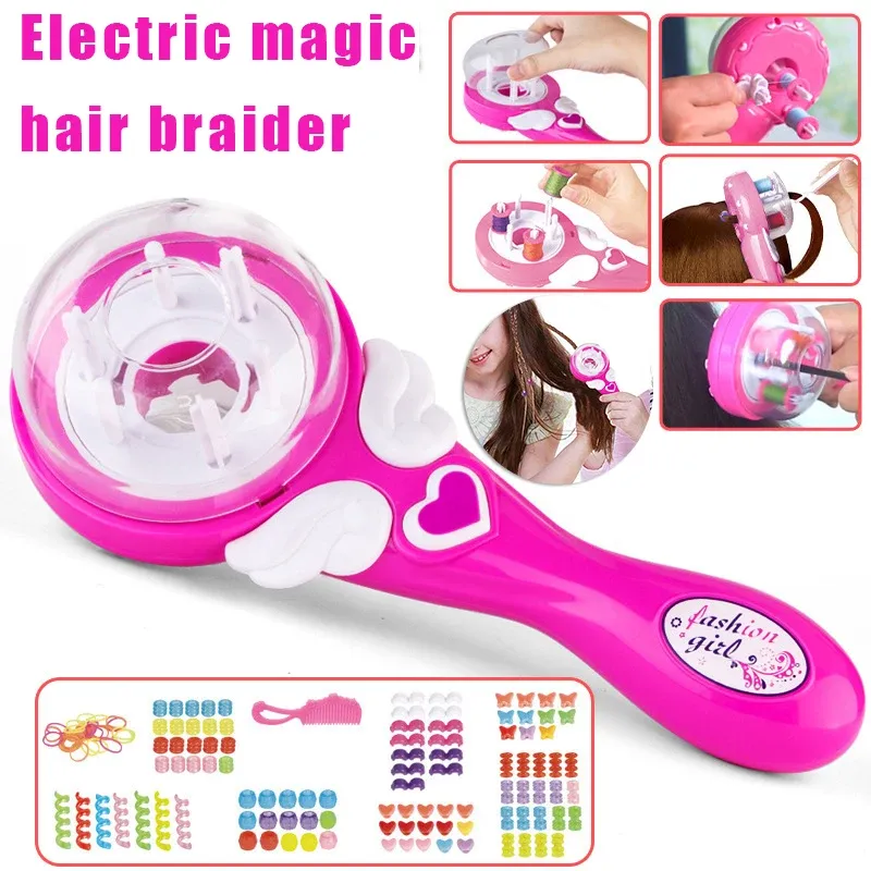 Survie nouvellement automatique cheveux Braider électrique coiffure tresse Kit bricolage outil de coiffure nouveauté cadeau pour adolescente