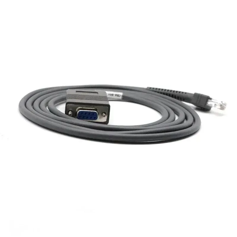 Gloednieuwe 2M Seriële Kabel voor LS2208AP/LS2208/LS4208/LS3408/DS6708/LS9203/LS9208/LS7708/LS7808/LS4278/LS3578 Barcode Scanner