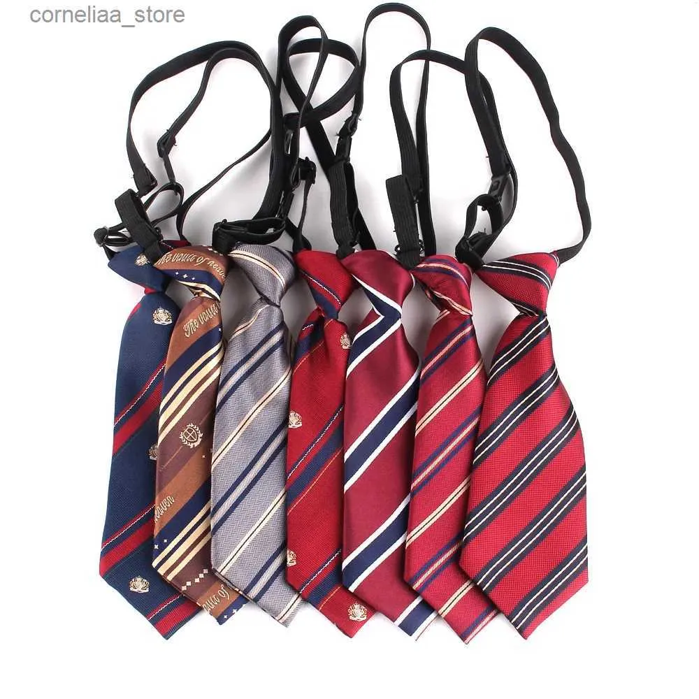 Cravates Cravates Cravates Simples En Caoutchouc Enfants Cravates Cravate De Sécurité Uniforme Chemise Cravates Cravates Paresseuses pour Garçons Filles Étudiants Cravate Cadeaux Y240325