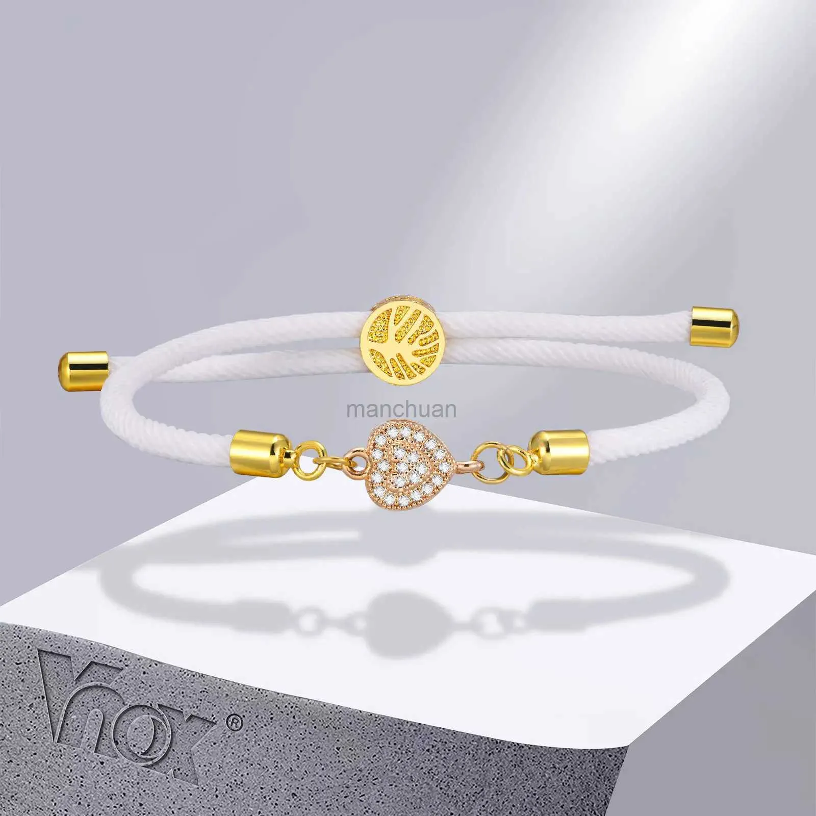 Kette Vnox Shining herzförmiger Schmetterlingsbranchen Armband Geeignet für Frauen Verstellbare Mailänder Seilkette mit Lebensbaum -Verschluss Süßes Armband 240325