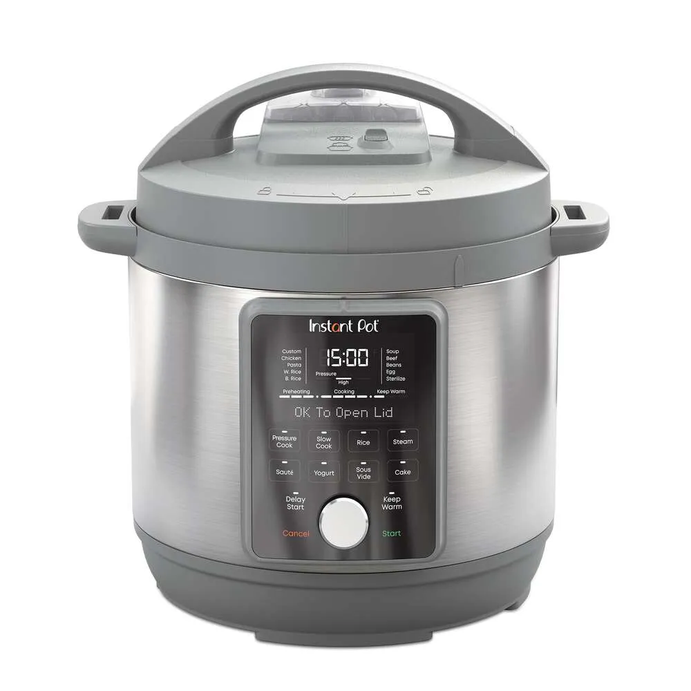 Instant Pot Duo Plus, 8-Quart Silent 9-in-1 Electric Pressure Cooker, Slow Stew, Steamer, Fryer, Yoghurt Maker, Heater and Sterilizer, med över 800 recept