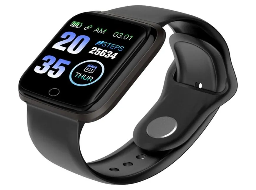 Fitness Watch M6 Smart Watch 5Atm Waterproof Bluetooth Sport Heart Rise Tracker CallMessage påminnelse Smartwatch för Android I0S5430439