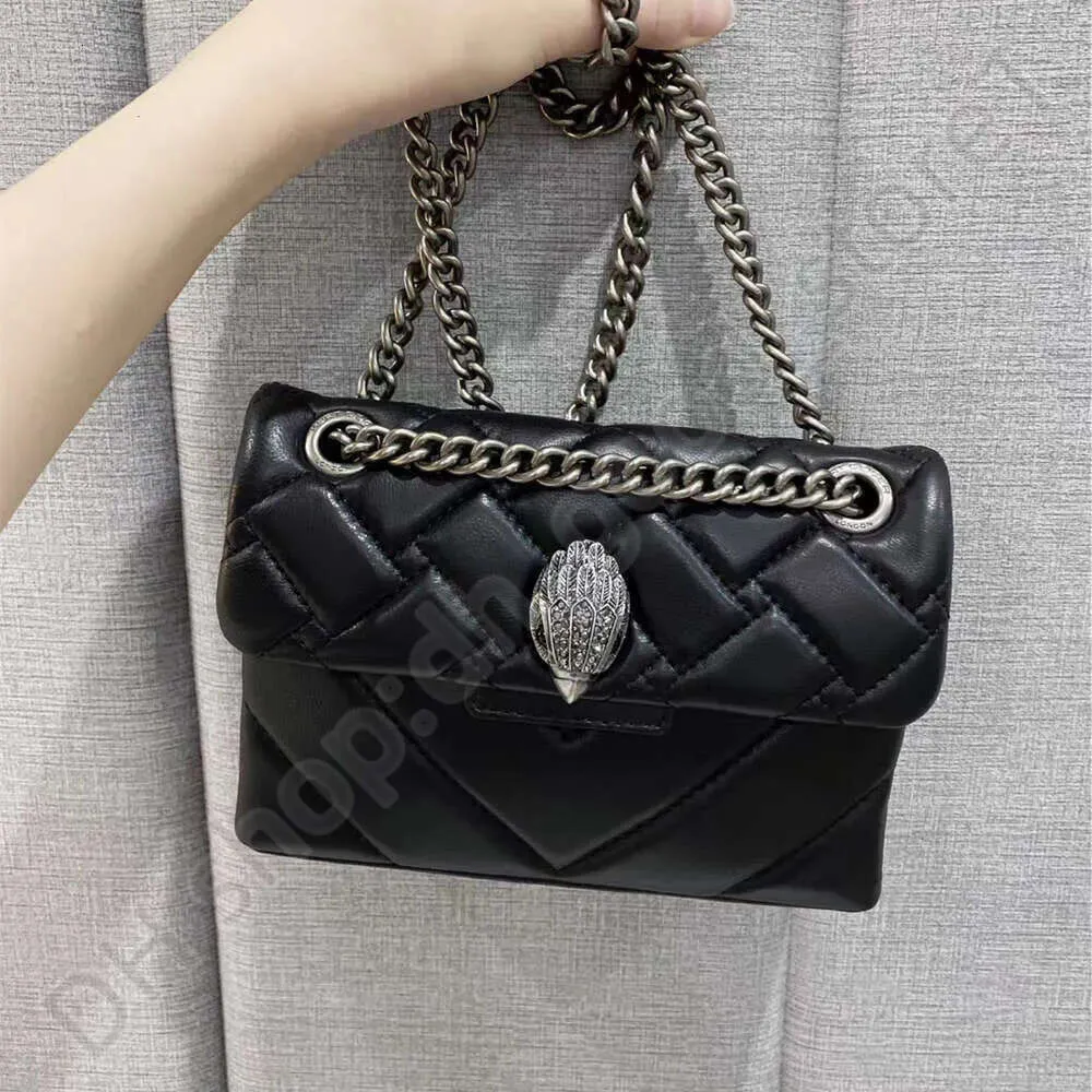 Kurt Geiger Heart Shaped Designer Handbag Balck Luxury Bag Leather London Women Man Mini Shoulder Bag Metal Sign Pochette Clutch Tote Crossbody Chain Bags S1 949