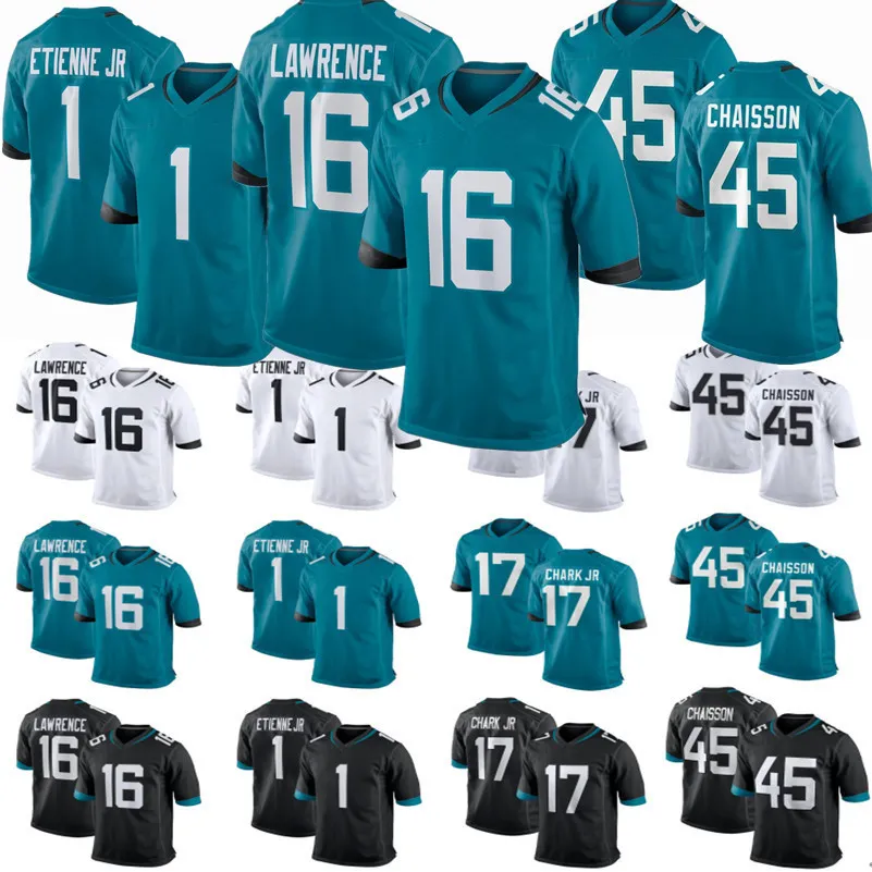 33 Devin Lloyd 5 Andre Cisco 71 Tony Boselli 2 Rayshawn Jenkins 32 Maurice Jones-Drew 42 Andrew Wingard 8 Mark Brunell 85 Brenton Strange 82 Jimmy Smith Football Jerseys